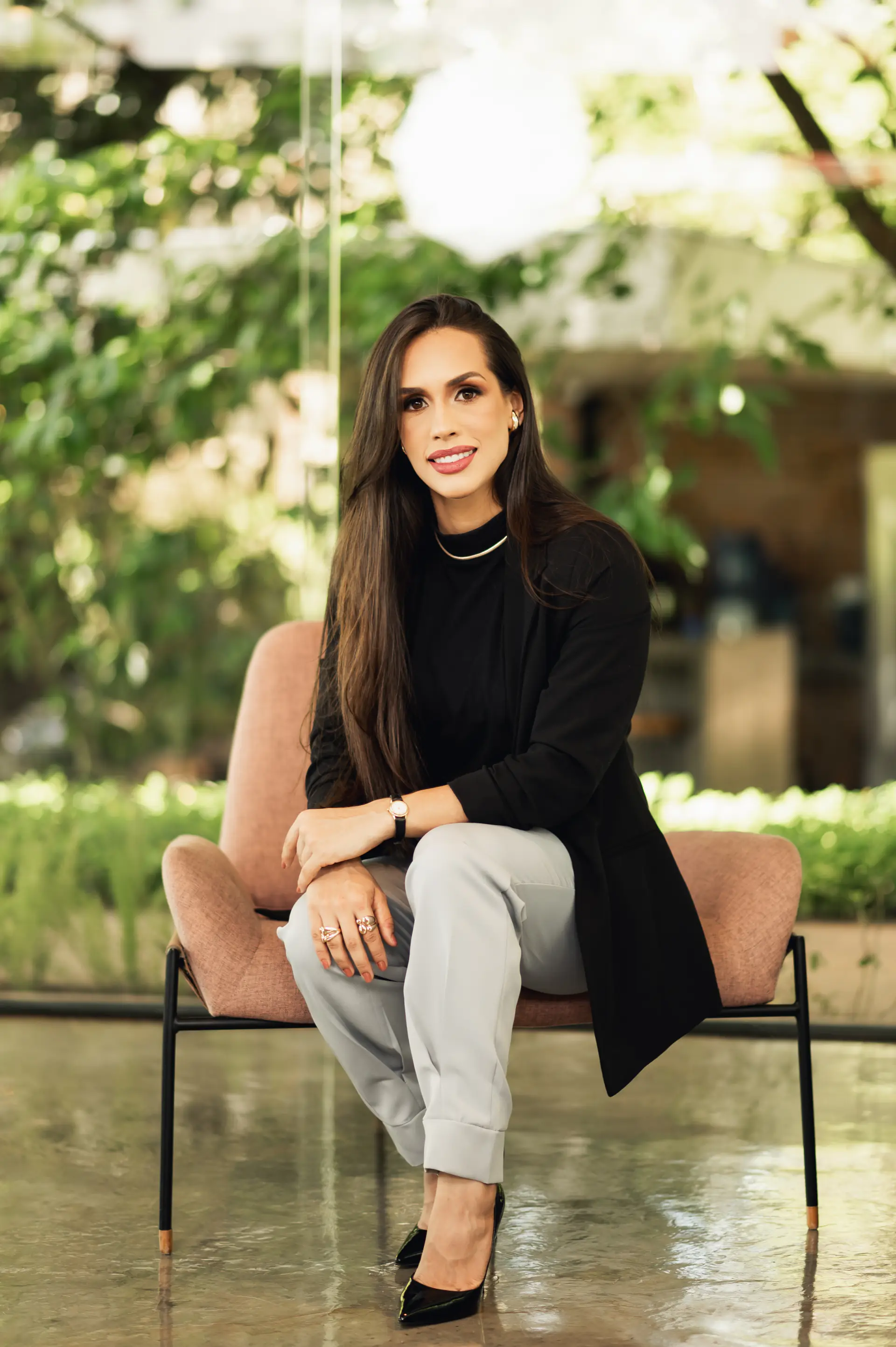 Retrato de Thaís, sócia da Engeinter